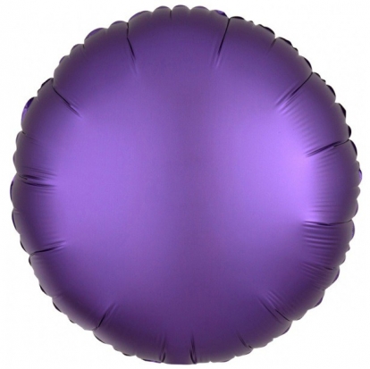 Folinis balionas "Violetinis apskritimas" (43 cm)