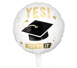 Folinis balionas "Yes! You did it" (45 cm)
