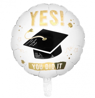 Folinis balionas "Yes! You did it" (45 cm)