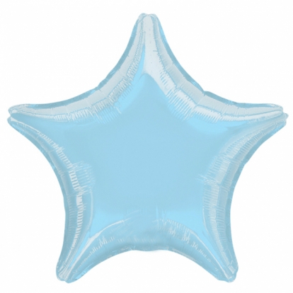 Folinis balionas "Žydra žvaigždė" (45 cm)