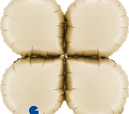 Folinių balionų pagrindas, kreminis (48 cm) 
