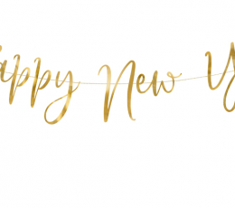 Forminė  girlianda "Happy New Year" (66 x 18 cm)