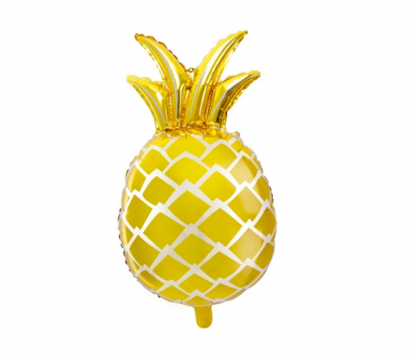 Forminis balionas "Auksinis ananasas" (48x67cm)