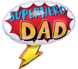 Forminis balionas "Superhero Dad" (68x66 cm)