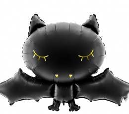 Forminis folinis balionas "Juodas šikšnosparnis" (80x52 cm)