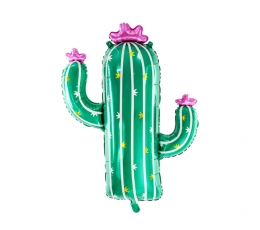 Forminis folinis balionas "Žydintis kaktusas" (60x82 cm)