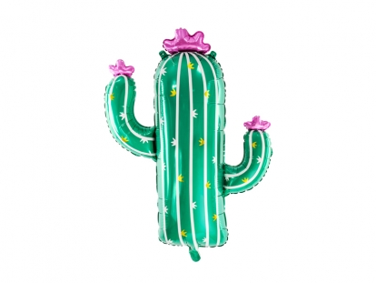 Forminis folinis balionas "Žydintis kaktusas" (60x82 cm)