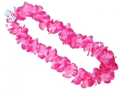 Gėlių girlianda "Havajai", rožinė (1 m)