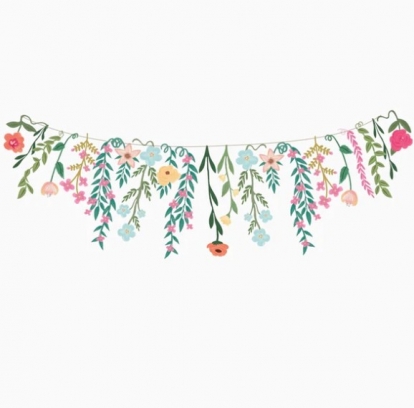 Girlianda "Gėlių pieva" (3 m)