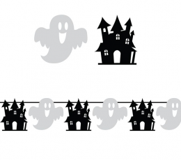 Girlianda "Vaiduoklių pilys" (3m)