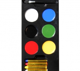 Grimo paletė su pieštukais, spalvota (6 spalvos)