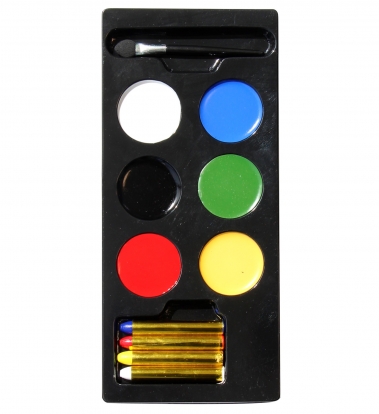 Grimo paletė su pieštukais, spalvota (6 spalvos)