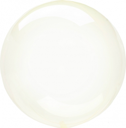 Guminis balionas-clearz, gelsvas (40 cm)