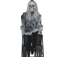 Interaktyvi dekoracija "Sėdintis skeletas" (105 cm) TIK SU VENIPAK!