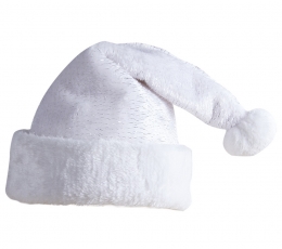 Kalėdų Senelio kepurė, balta