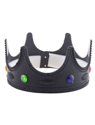 Karaliaus karūna, juoda su deimantais