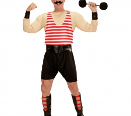 Karnavalinis kostiumas "Sunkumų kilnotojas" (M/L)