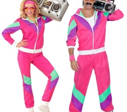 Karnavalinis kostiumas "The 80's pink " (L)