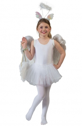 Kostiumas "Balerina", baltas (108-116 cm)