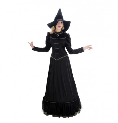 Kostiumas "Juodoji ragana su skrybėle" (L) 