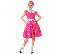 Kostiumas "The 50s Rock'N'Roll Pink Fashion" (M)
