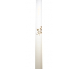 Krikšto žvakė, šampaninė (38 cm.)