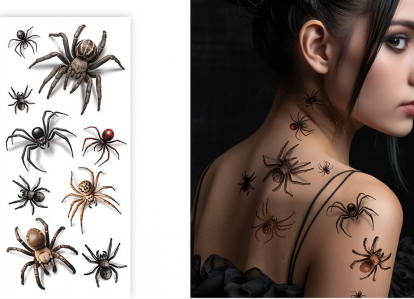 Laikinos tatuiruotės "Vorai"