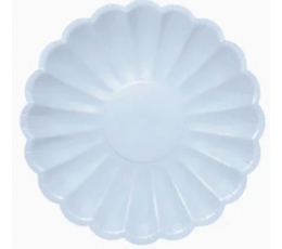 Lėkštutės-gėlės, melsvos (8 vnt./18 cm)
