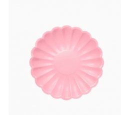 Lėkštutės-gėlės, rausvos (8 vnt./18 cm)