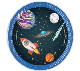 Lėkštutės "Kosmosas" (8 vnt./20 cm)