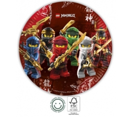 Lėkštutės "Lego Ninjago" (8 vnt./23 cm)