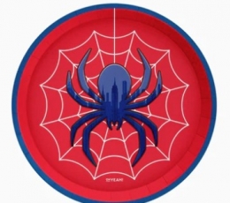 Lėkštutės "Mėlynas voras" (6 vnt./17 cm)