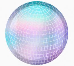 Lėkštutės-padėkliukai "Disco ball" (4 vnt./30cm)