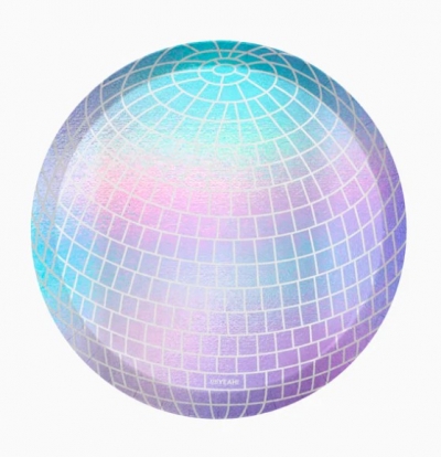 Lėkštutės-padėkliukai "Disco ball" (4 vnt./30cm)