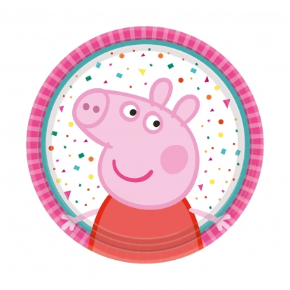 Lėkštutės "Peppa Pig" (8 vnt./18 cm)