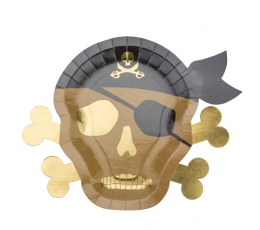 Lėkštutės "Piratai" (8 vnt./26 cm)