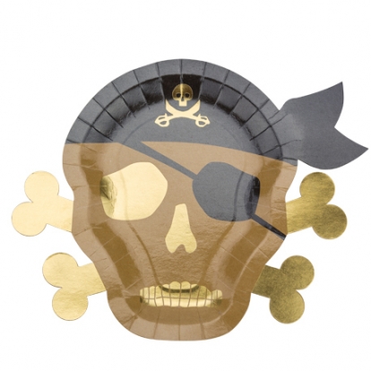 Lėkštutės "Piratai" (8 vnt./26 cm)