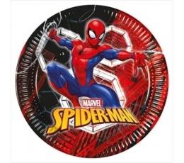 Lėkštutės "Spiderman World" (8 vnt./23 cm)