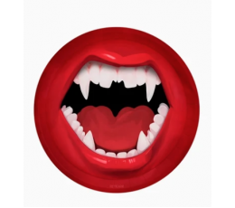 Lėkštutės "Vampyro dantys" (6 vnt./17 cm)