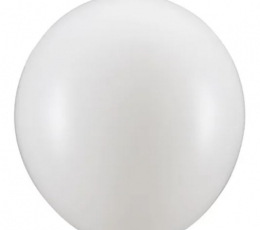 Linking balionai, perlamutriniai balti (20 vnt./28 cm)