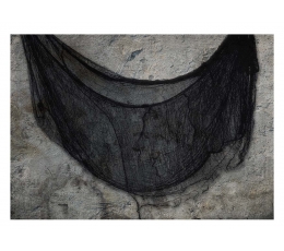Marlės audinys, juodas ( 76X228 cm)