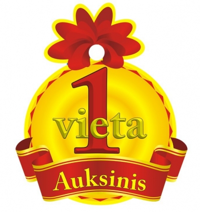 Medalis"Auksinis - 1 Vieta" (9cm.)