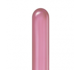 Metalizuoti modeliavimo balionai, rožinio aukso spalvos (100 vnt. /Q260)