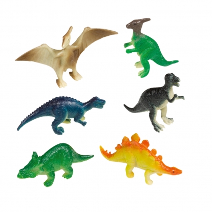 Mini figūrėlės "Dinozaurai" (8 vnt.)