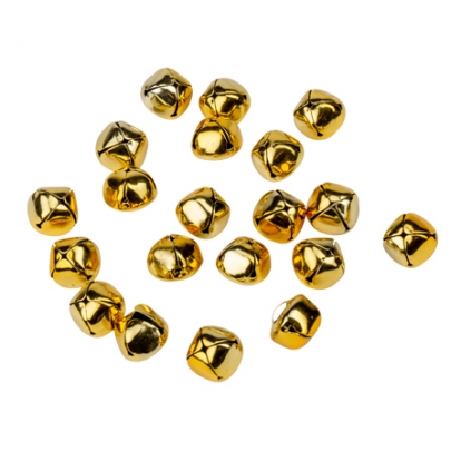 Mini varpeliai, auksiniai (20 vnt./1,5 cm)