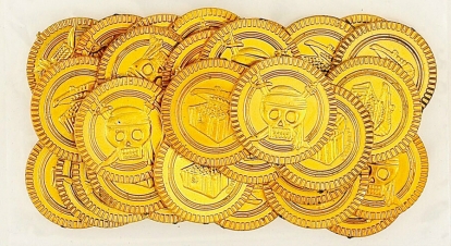 Monetos, žaislinės (30 vnt.)