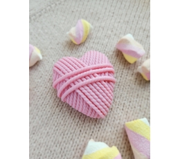 Muilas "Megzta širdelė" dėžutėje