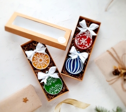 Muilo rinkinys "Eglutės žaisliukai"