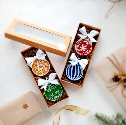 Muilo rinkinys "Eglutės žaisliukai"