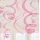 Kabančios dekoracijos-suktukai, rožiniai 12 vnt./55 cm)